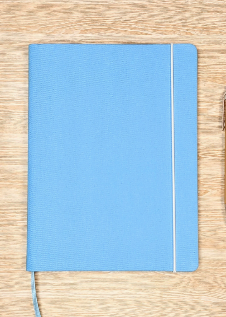 CANVAS PAPER SAVER NOTEBOOK - BLUE