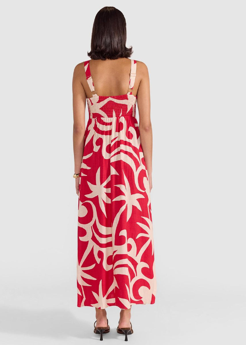 RHODES SUNDRESS - RED