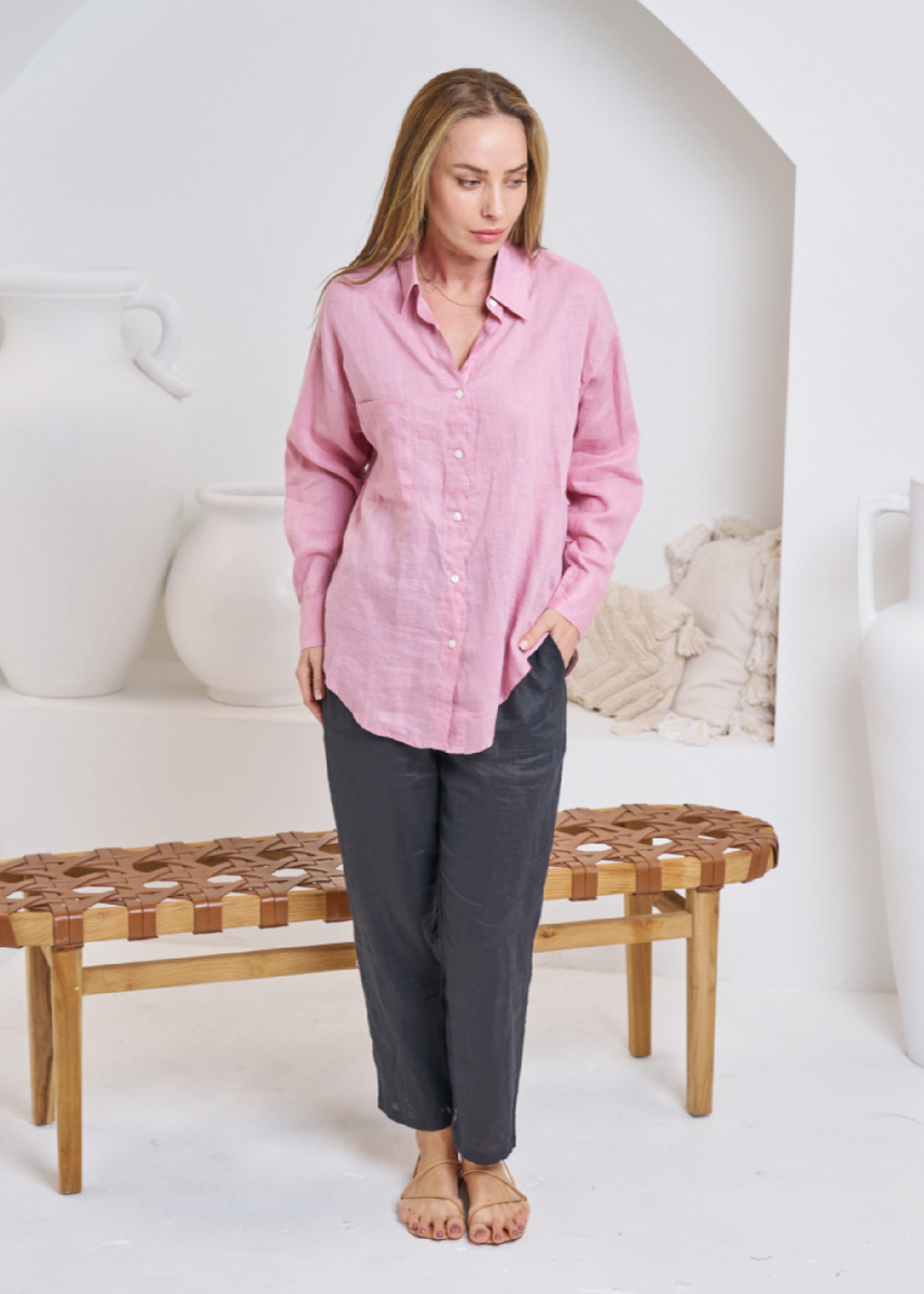 LUSSO SHIRT - MAUVE