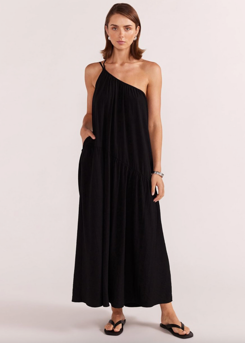 EVA ONE SHOULDERED MAXI DRESS