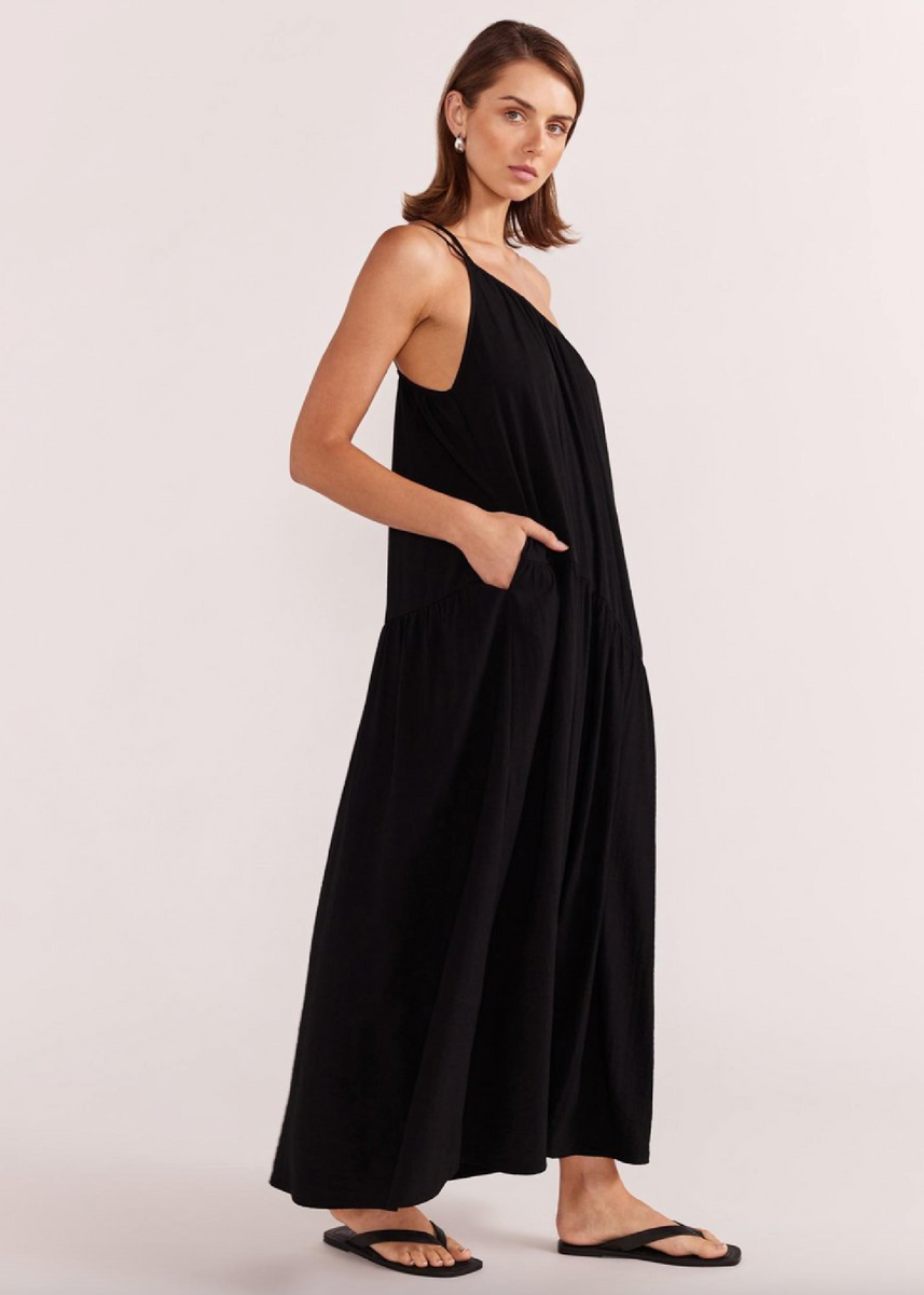 EVA ONE SHOULDERED MAXI DRESS