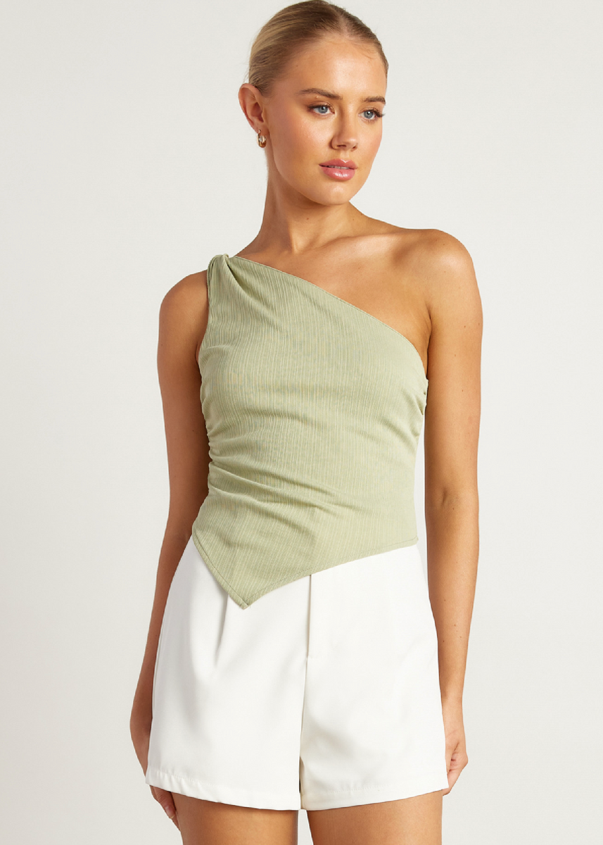 JUNO TOP -  LIGHT GREEN