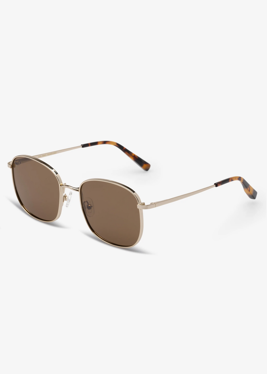 HNL SUNGLASSES - GOLD/BROWN