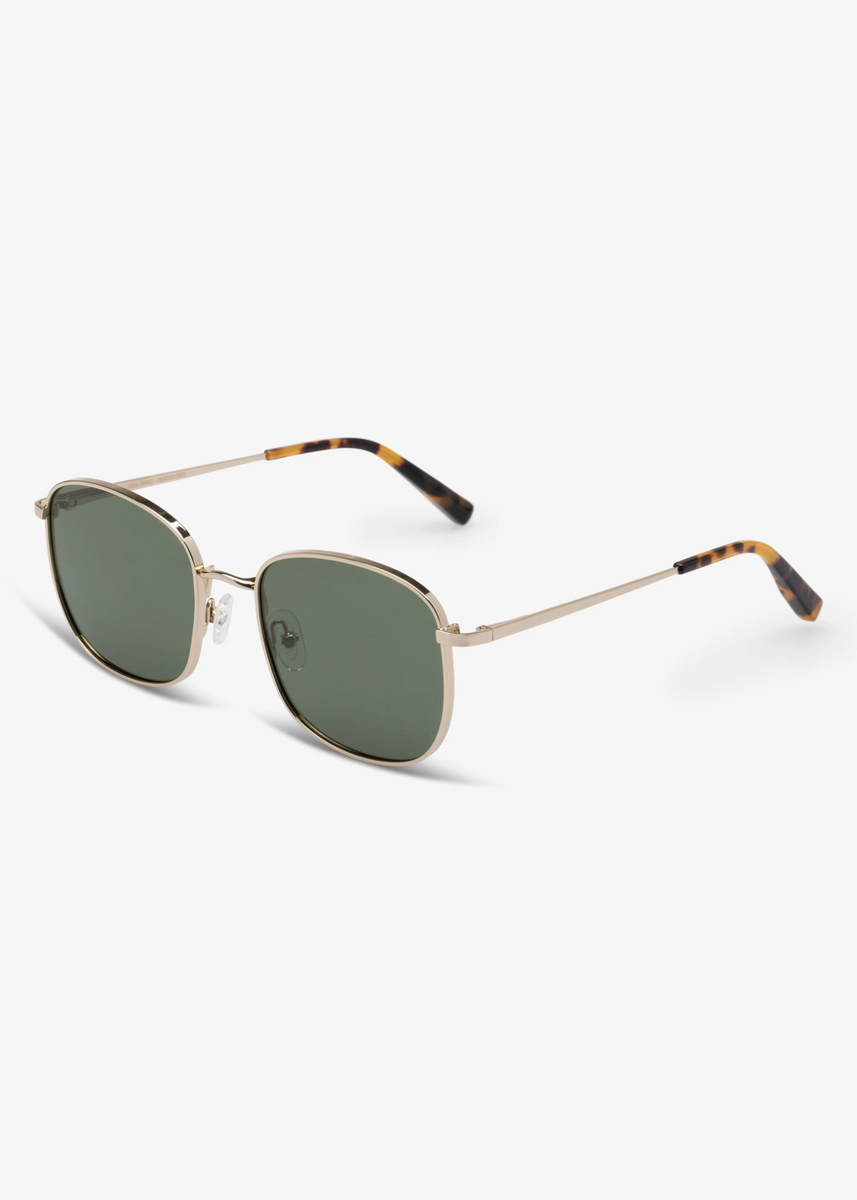 HNL SUNGLASSES - GOLD/GREEN