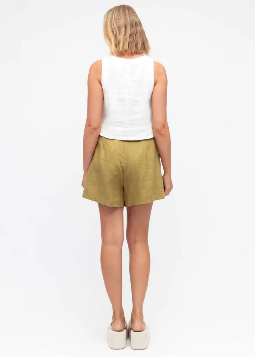 LORENE SHORTS - OLIVE