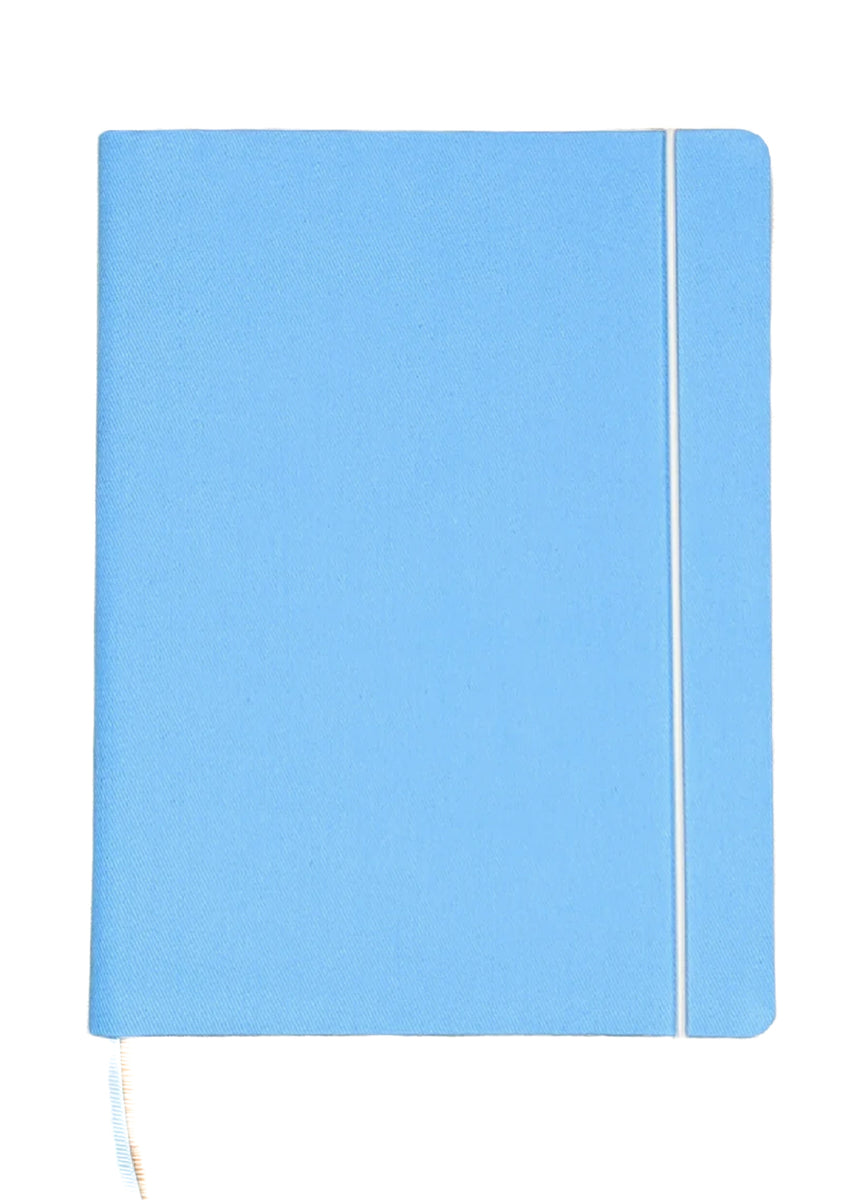 CANVAS PAPER SAVER NOTEBOOK - BLUE