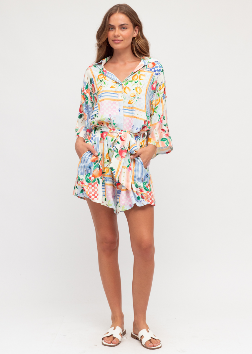 SUNBURST PLAYSUIT