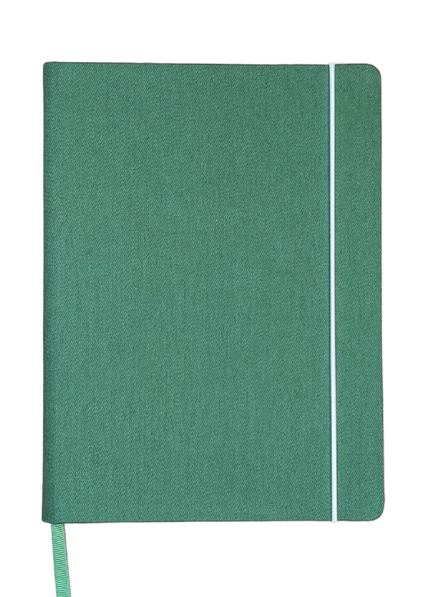 CANVAS PAPER SAVER NOTEBOOK - GREEN