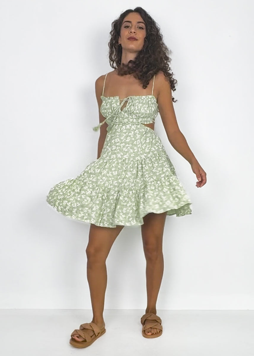 FRANKIE DRESS - SAGE