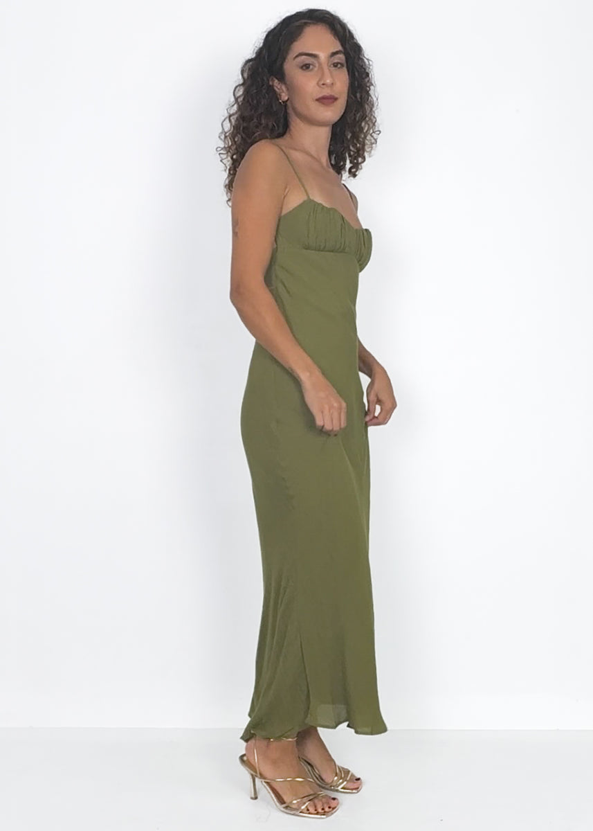 MELLORY DRESS - OLIVE