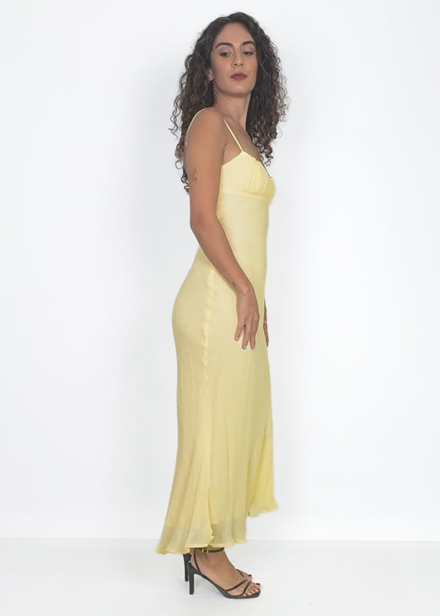 MELLORY DRESS - LEMON