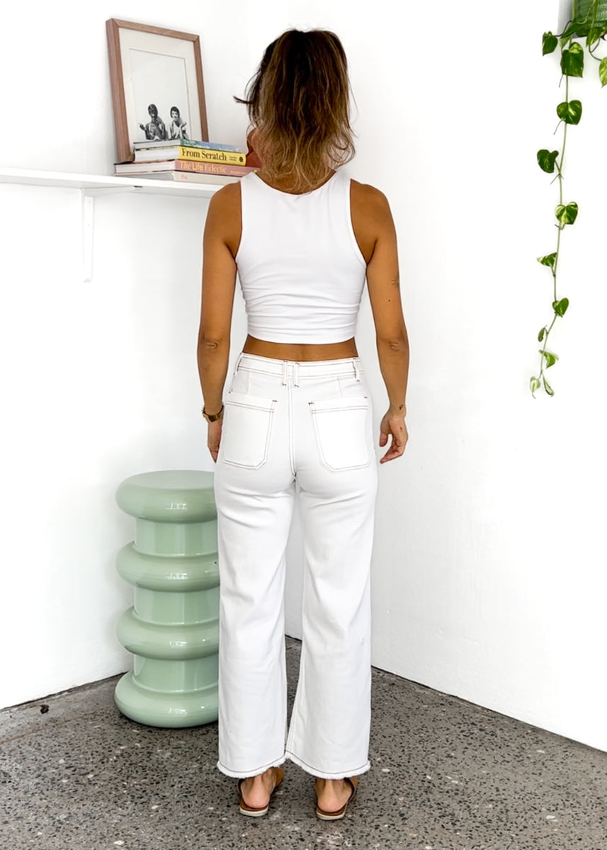 FREYA JEANS - WHITE