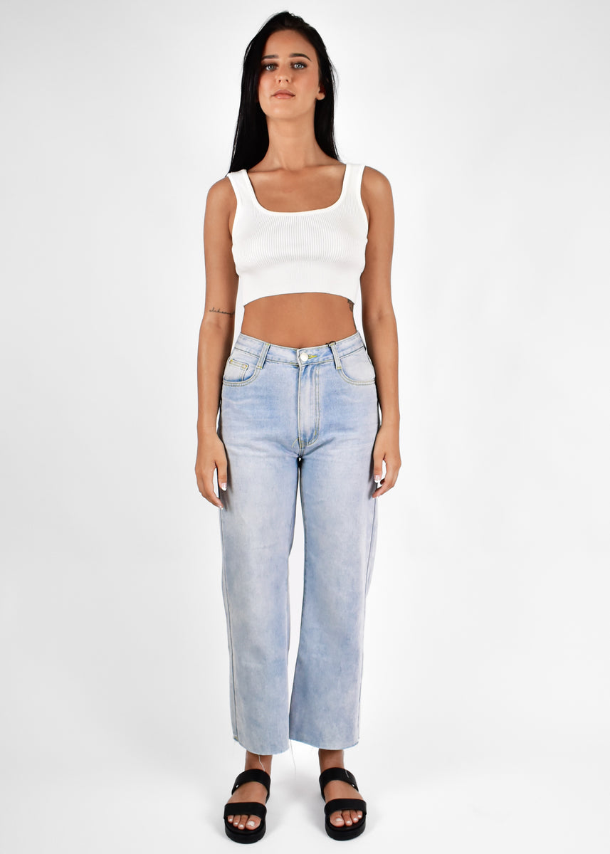 CAZ CROPPED JEANS