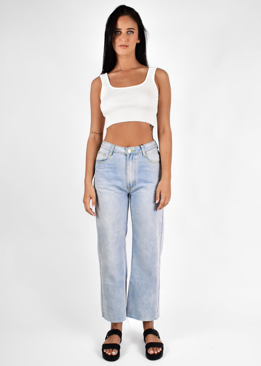 CAZ CROPPED JEANS