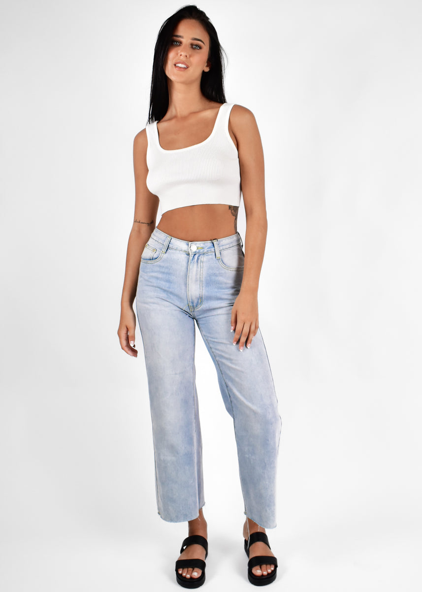 CAZ CROPPED JEANS