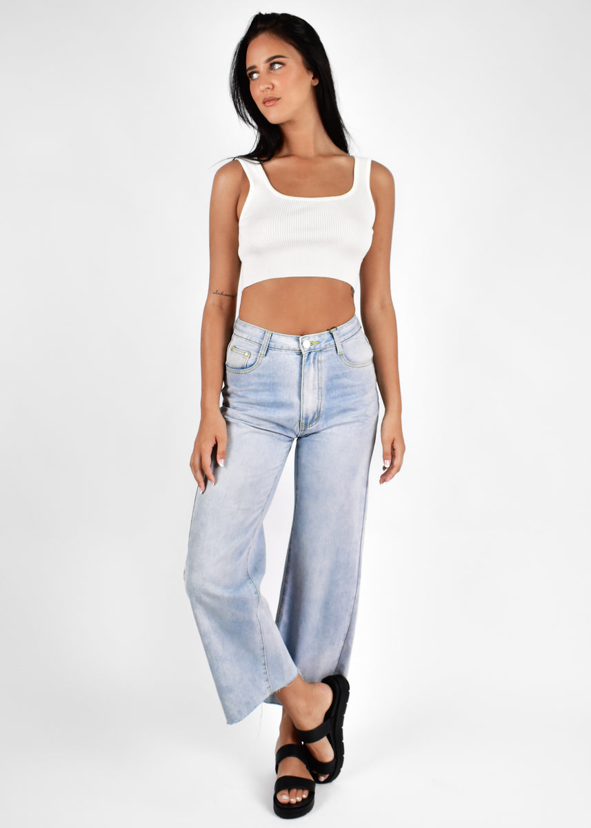 CAZ CROPPED JEANS