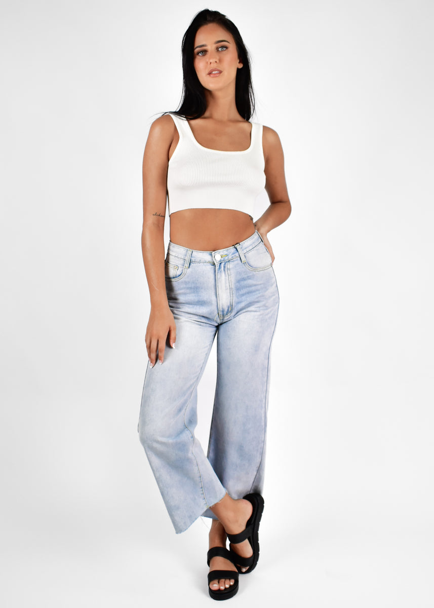 CAZ CROPPED JEANS