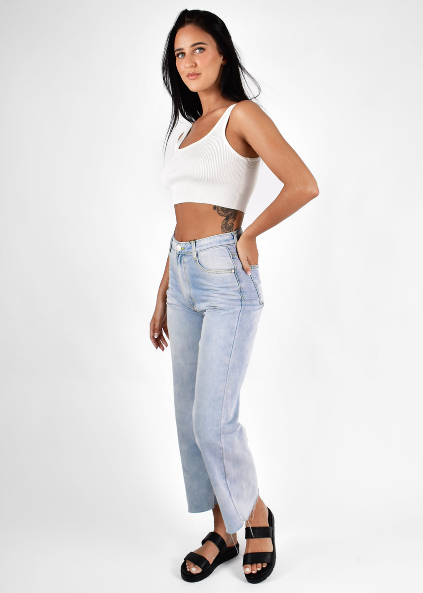 CAZ CROPPED JEANS